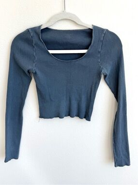 Brandy Melville Long Sleeve Crop Top